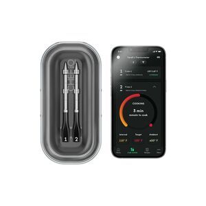 CHEF iQ Set of 2 Smart Meat Thermometer for Grilling Wireless Bluetooth with App